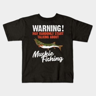 Muskie Fishing Kids T-Shirt